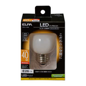 ELPA フィラメントLED電球ミニボールW LDG4L-G-F653 ELPA フィラメントLED電球ミニボールW LDG4L-G-F653