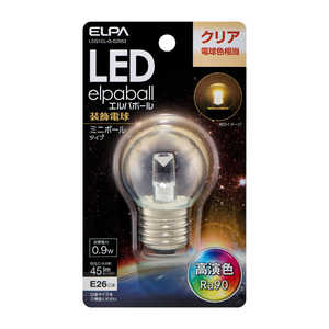 ELPA LED電球G40形E26 LDG1CL-G-G2553