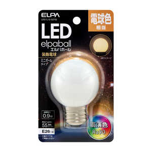 ELPA LED電球G50形E26 LDG1L-G-G2752