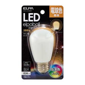 ELPA LED電球サイン球E26 LDS1L-G-G9051