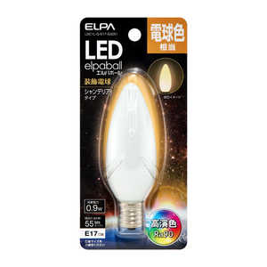 ELPA LED電球シャンデリアE17 LDC1L-G-E17-G3251
