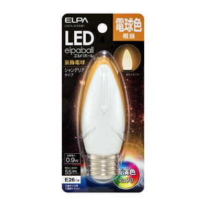 ELPA LED電球シャンデリアE26 LDC1L-G-G3351
