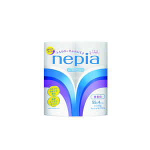 ネピア nepia トイレットロール 4ロール シングル 55m 