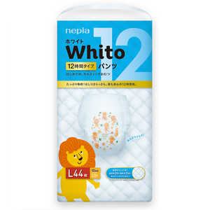 ネピア nepia nepia(ネピア)Whito ホワイト パンツ Lサイズ 12時間タイプ (44枚入) 