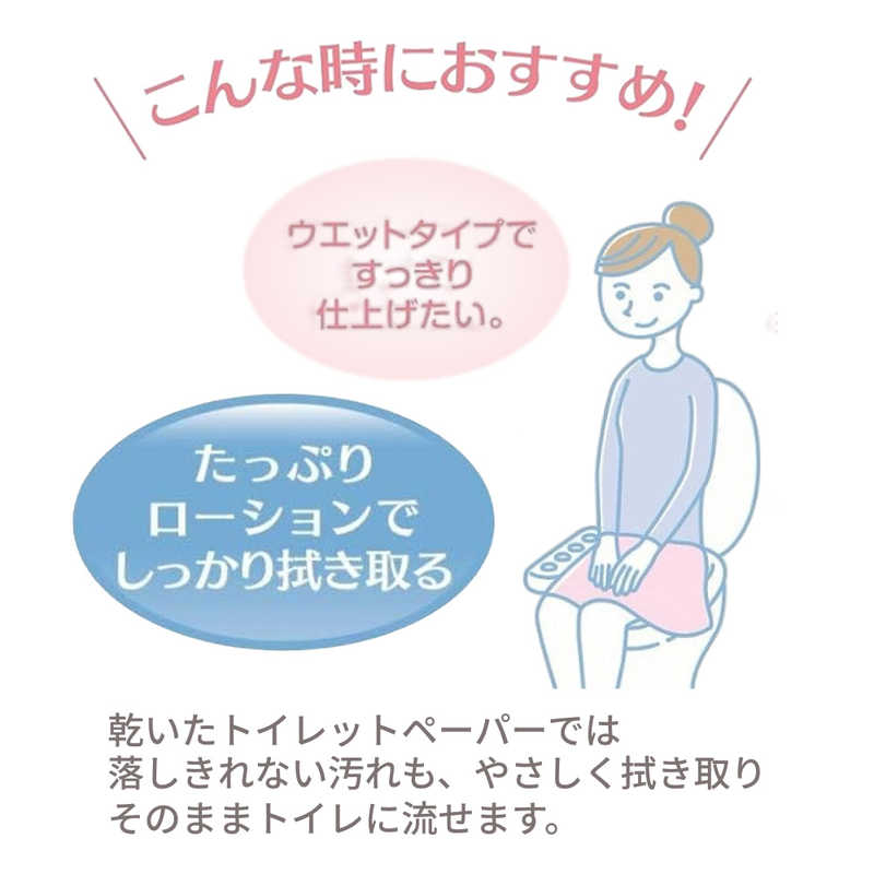 ネピア nepia ネピア nepia nepia（ネピア） おしりセレブWET つめかえ用 無香料  （60枚入） 〔ウェットティッシュ〕  