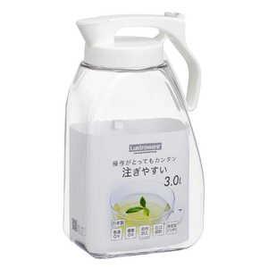 岩崎工業 冷水筒 ピッチャー 3L ラストロ 横置き 縦置き ワンプッシュ プラスチック K1289