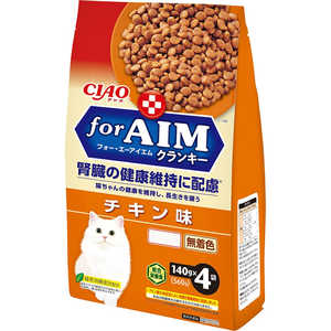 いなばペットフード CIAO(チャオ)for AIM クランキー チキン味 140g×4袋 いなばペットフード CIAO(チャオ)for AIM クランキー チキン味 140g×4袋