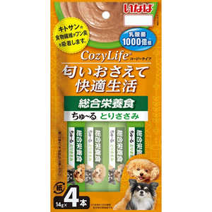 いなばペットフード いなば Cozy Life(コージーライフ)総合栄養食 ちゅ?る とりささみ 14g×4本 いなばペットフード いなば Cozy Life(コージーライフ)総合栄養食 ちゅ?る とりささみ 14g×4本