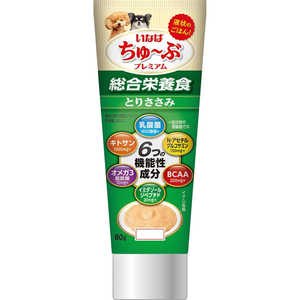 いなばペットフード ちゅ～ぶプレミアム 総合栄養食 とりささみ 80g 