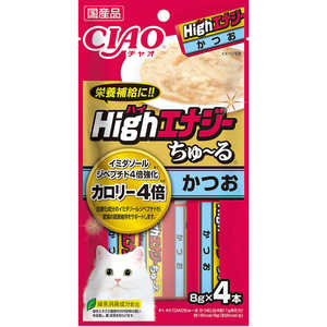 いなばペットフード CIAO HighEnergyちゅ?る かつお 8g×4本 いなばペットフード CIAO HighEnergyちゅ?る かつお 8g×4本
