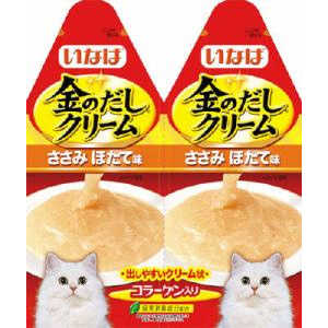いなばペットフード 金のだしクリーム ささみ ほたて味 30g×2パック IC-83 いなばペットフード 金のだしクリーム ささみ ほたて味 30g×2パック IC-83