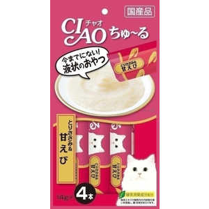 いなばペットフード キャットフード CIAO チャオ ちゅ?る とりささみ&甘えび いなばペットフード キャットフード CIAO チャオ ちゅ?る とりささみ&甘えび
