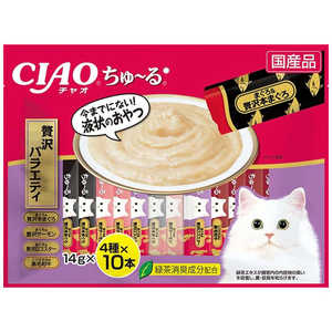 いなばペットフード キャットフード CIAO チャオ ちゅ～る 贅沢バラエティ 4種類×10本 