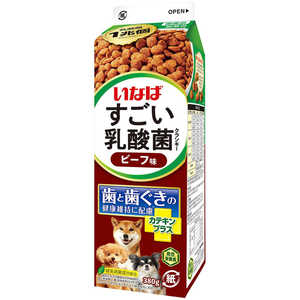 いなばペットフード すごい乳酸菌クランキー 牛乳パック ビーフ味 380g いなばペットフード すごい乳酸菌クランキー 牛乳パック ビーフ味 380g