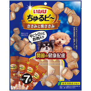 いなばペットフード ちゅるビ? ささみと焼ささみ 関節の健康配慮 10g×7袋 いなばペットフード ちゅるビ? ささみと焼ささみ 関節の健康配慮 10g×7袋