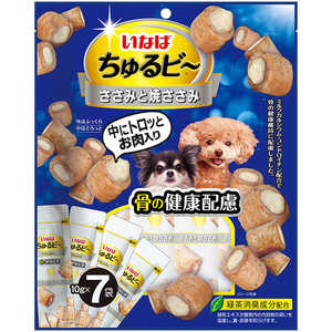 いなばペットフード ちゅるビ? ささみと焼ささみ 骨の健康に配慮 10g×7袋 いなばペットフード ちゅるビ? ささみと焼ささみ 骨の健康に配慮 10g×7袋