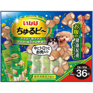 いなばペットフード ちゅるビ? お腹の健康配慮バラエティ 10g×36袋 いなばペットフード ちゅるビ? お腹の健康配慮バラエティ 10g×36袋