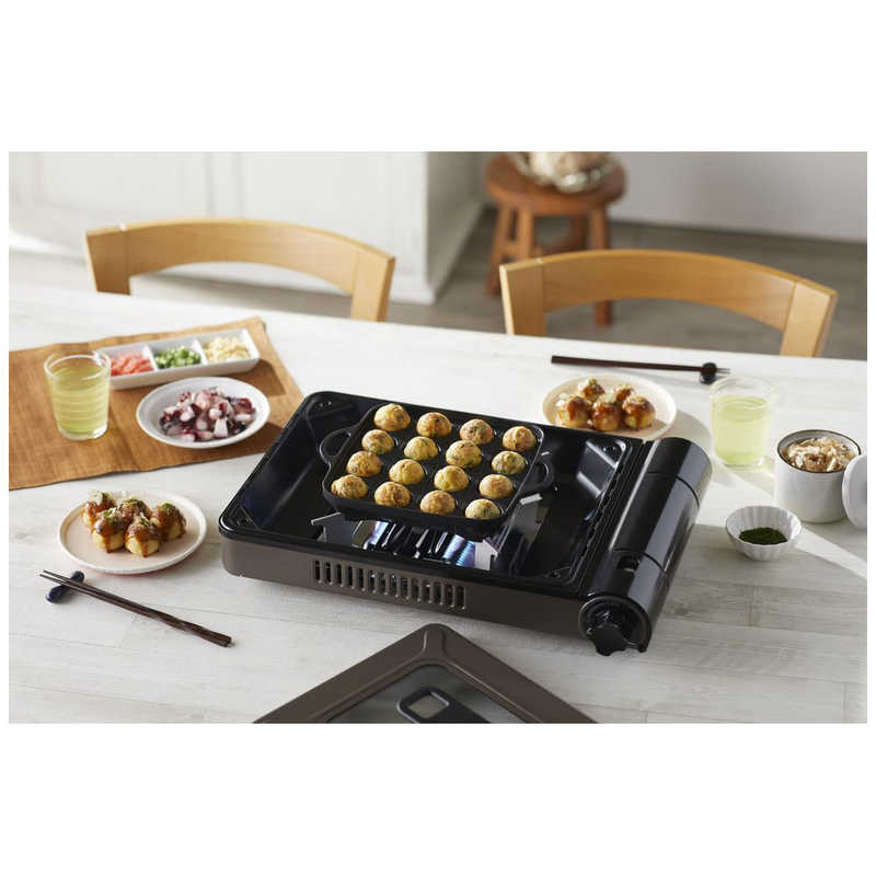 岩谷産業 岩谷産業 カセットガスホットプレート 焼き上手さんβ ブラウン  CB-GHP-B CB-GHP-B