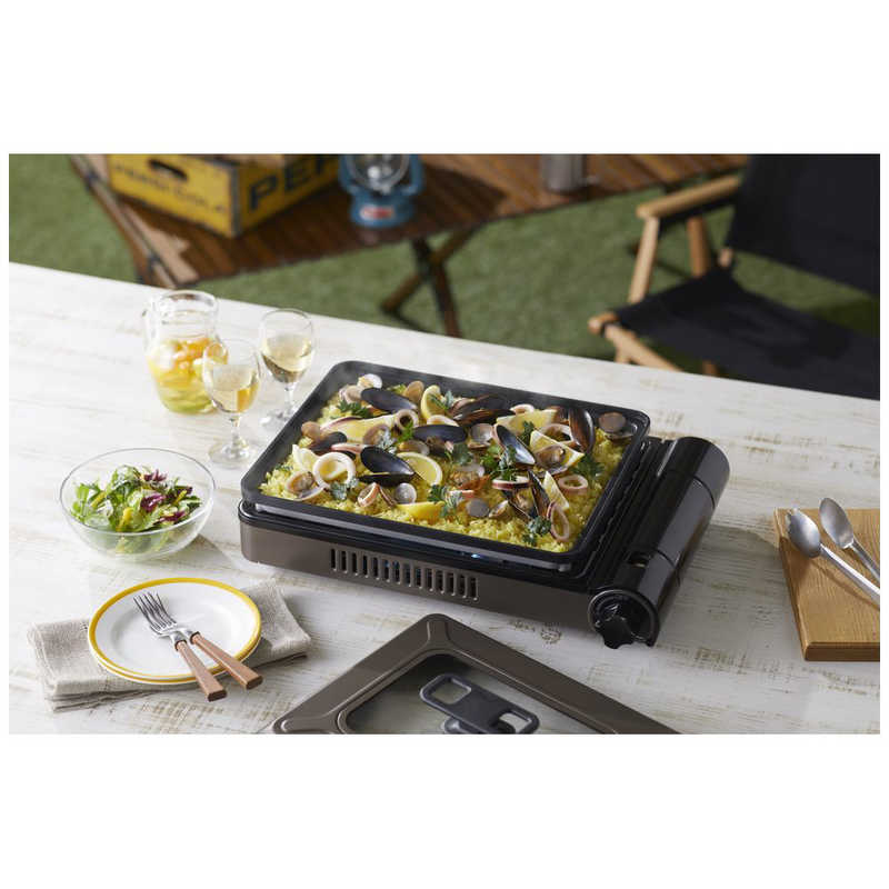 岩谷産業 岩谷産業 カセットガスホットプレート 焼き上手さんβ ブラウン  CB-GHP-B CB-GHP-B