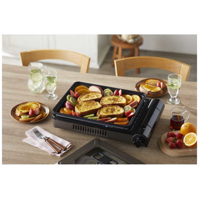 岩谷産業 岩谷産業 カセットガスホットプレート 焼き上手さんβ ブラウン  CB-GHP-B CB-GHP-B