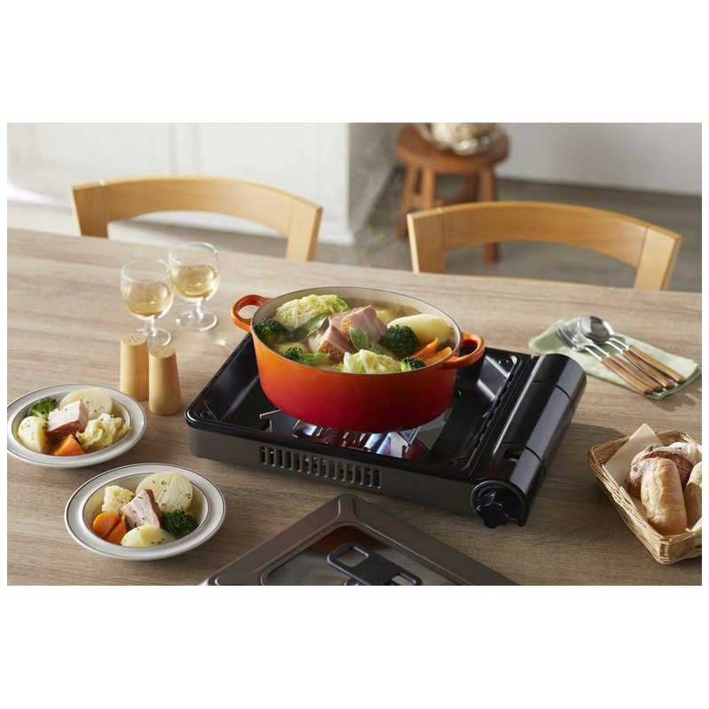 岩谷産業 岩谷産業 カセットガスホットプレート 焼き上手さんβ ブラウン  CB-GHP-B CB-GHP-B