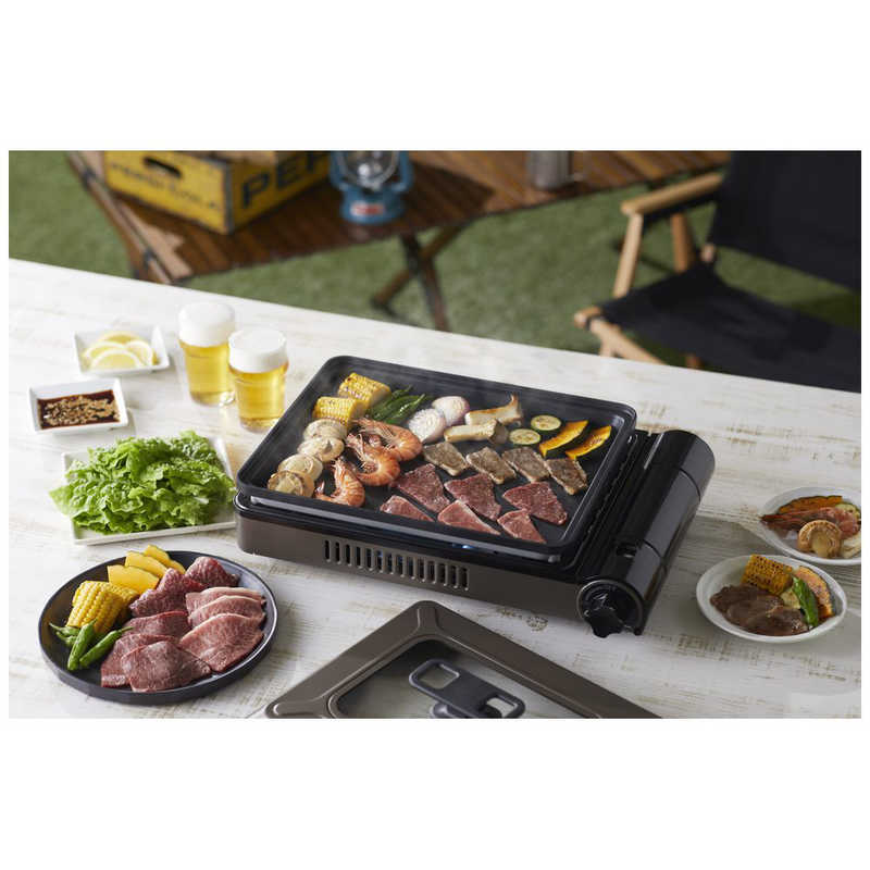 岩谷産業 岩谷産業 カセットガスホットプレート 焼き上手さんβ ブラウン  CB-GHP-B CB-GHP-B