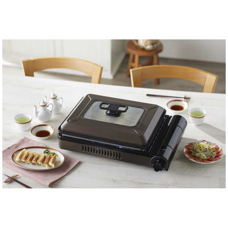 岩谷産業 岩谷産業 カセットガスホットプレート 焼き上手さんβ ブラウン  CB-GHP-B CB-GHP-B