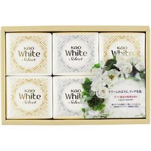 花王ホワイト セレクト 上品な白い花束の香り 固形せっけん 6コ (K・WS-10) ホワイトセレクトKWS10