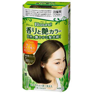 花王 Blaune(ブローネ) 香りと艶カラー 濃厚クリーム 早染めタイプ 5RA ロイヤルブラウン 1剤40g+2剤40g 