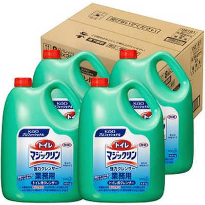 花王 (ケース) トイレマジックリン 強力クレンザー 業務用 4.5L×4個