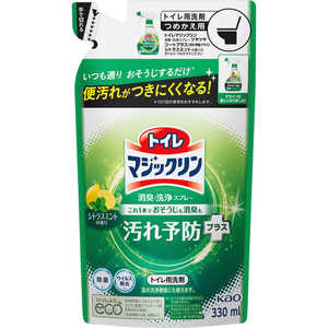 花王 トイレマジックリン 消臭･洗浄スプレー ツヤツヤコートプラス つめかえ用 330ml シトラスミントの香り 