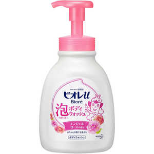 花王 Biore u(ビオレユー) 泡で出てくる 600ml ビオレUアワBWローズP