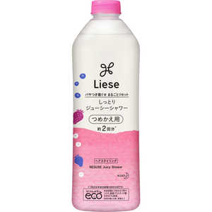 花王 Liese(リーゼ) しっとりジューシーシャワー つめかえ用 340ml 花王 Liese(リーゼ) しっとりジューシーシャワー つめかえ用 340ml