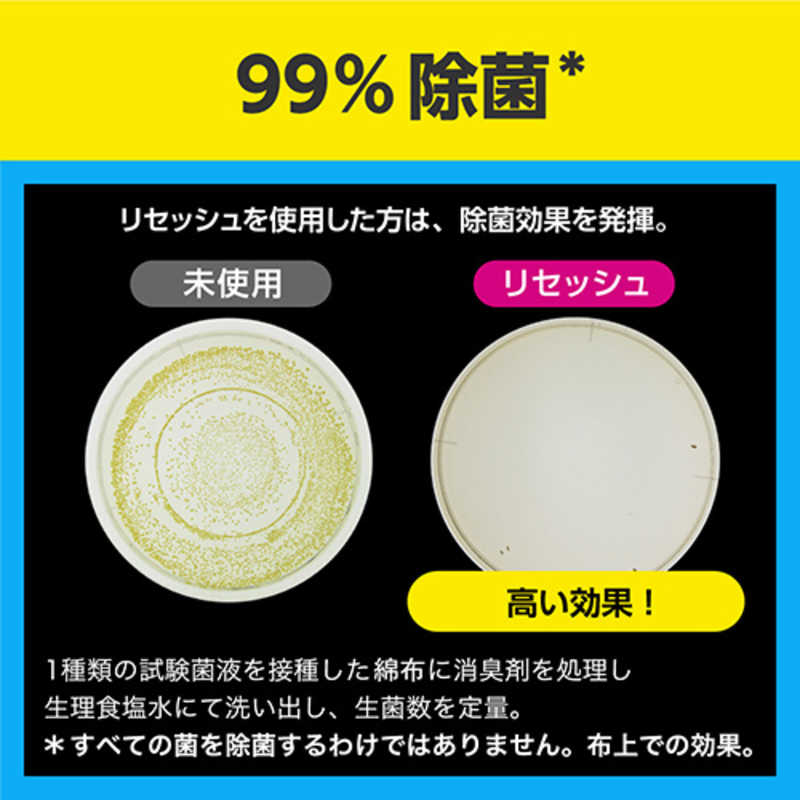 花王 花王 Resesh(リセッシュ) リセッシュ 除菌EX 香りが残らないタイプ 本体 370ml 〔消臭剤･芳香剤〕 リセッシュ  