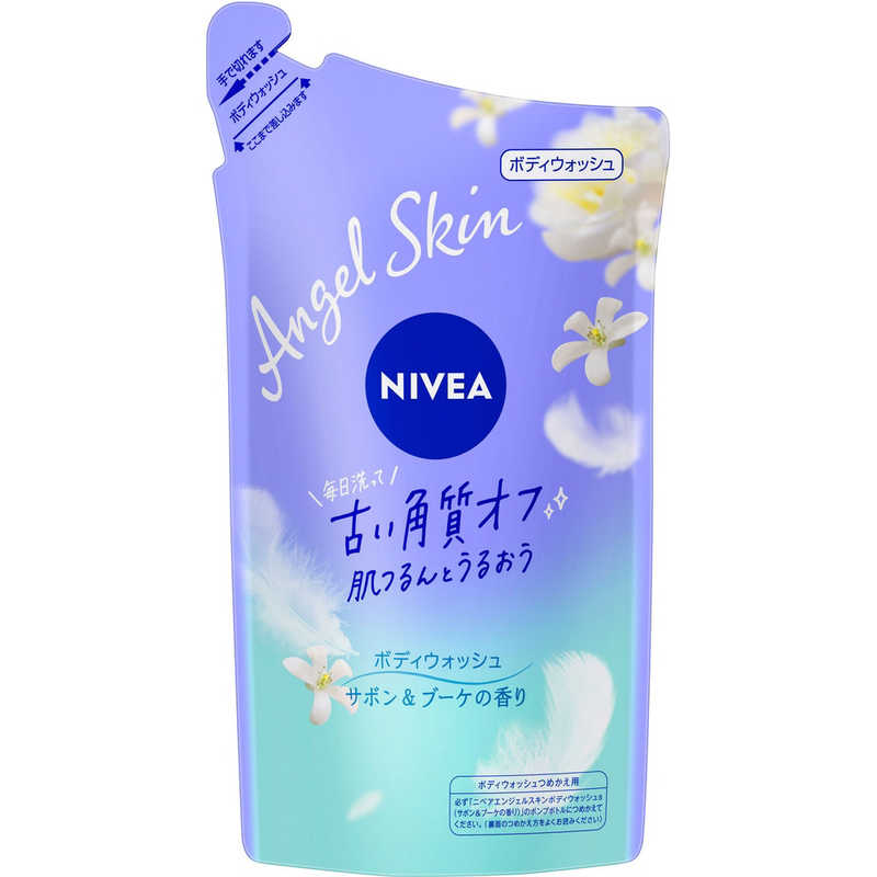 花王 花王 NIVEA(ニベア)エンジェルスキン ボディウォッシュ つめかえ用 360mL サボン&ブーケの香り  