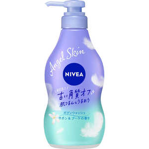 花王 NIVEA(ニベア)エンジェルスキン ボディウォッシュ ポンプ 本体 480mL サボン & ブーケの香り 花王 NIVEA(ニベア)エンジェルスキン ボディウォッシュ ポンプ 本体 480mL サボン & ブーケの香り