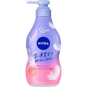 花王 NIVEA(ニベア)エンジェルスキン ボディウォッシュ ポンプ 本体 480mL ピーチ & フルーティーの香り 花王 NIVEA(ニベア)エンジェルスキン ボディウォッシュ ポンプ 本体 480mL ピーチ & フルーティーの香り