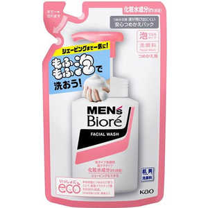 花王 MEN's Biore(メンズビオレ)泡タイプ 肌ケア 洗顔詰替え 130mL〔洗顔料〕 