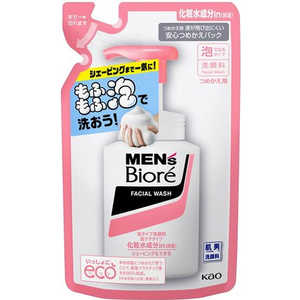 花王 MEN's Biore(メンズビオレ) 泡タイプ ディープモイスト洗顔詰替え(130ml) 