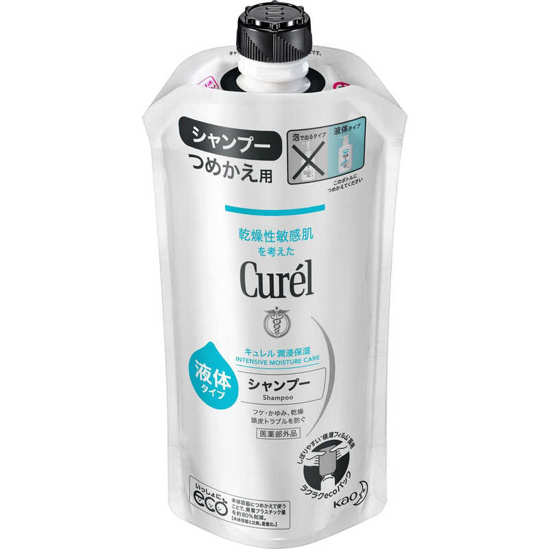 花王 花王 Curel(キュレル)シャンプー つめかえ用 340mL  