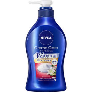 花王 NIVEA(ニベア)クリームケア ボディウォッシュ ポンプ 本体 480mL ブリティッシュロイヤルリリーの香り