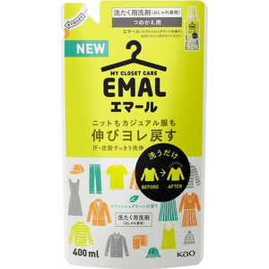 花王 エマール リフレッシュグリーンの香り つめかえ 400ml エマールRグリーンカエ