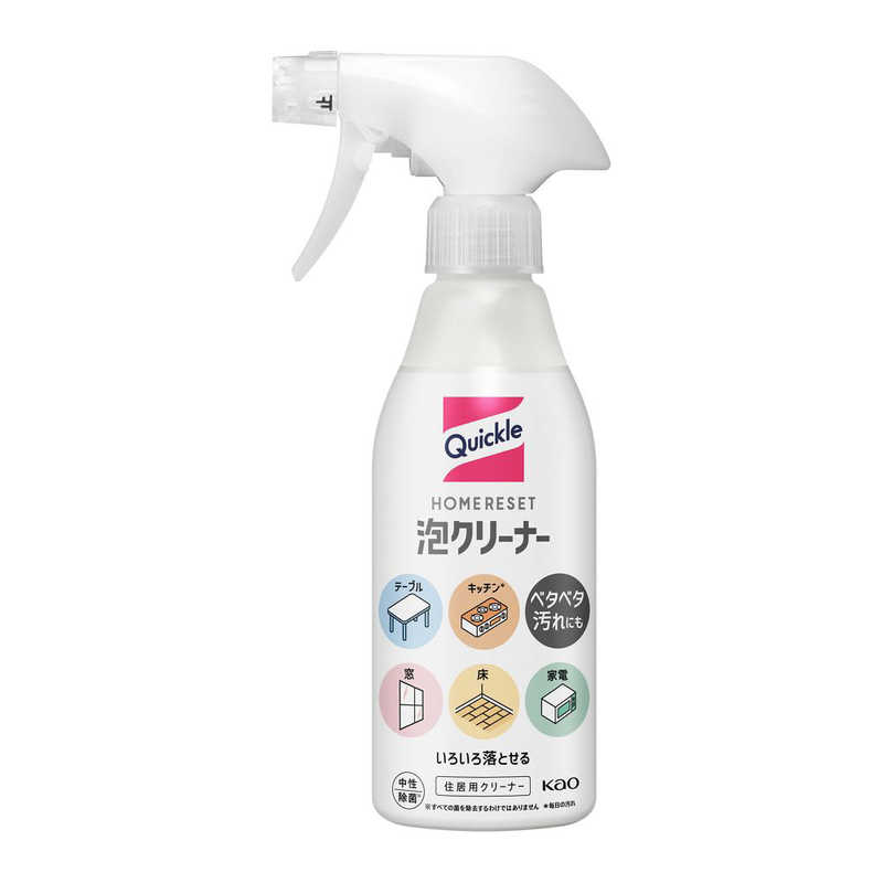 花王 花王 クイックルホームリセット泡クリーナー本体300ml  