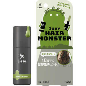 花王 リーゼ 1DAYヘアモンスター オリーブカーキ 