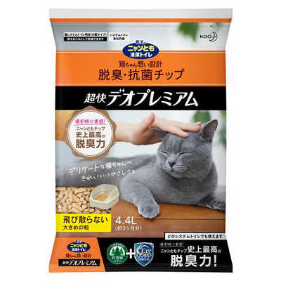 花王 ニャンとも清潔トイレ 脱臭・抗菌チップ 超快デオプレミアム 