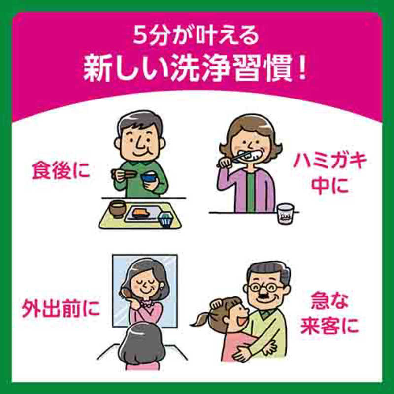 花王 花王 ディープクリーン 泡で出てくる シュッシュデント 部分入れ歯用洗剤 ミニサイズ 80ml  