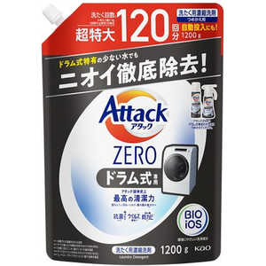 花王 【大容量】アタックZERO(ゼロ) ドラム式専用 つめかえ用 1200g 