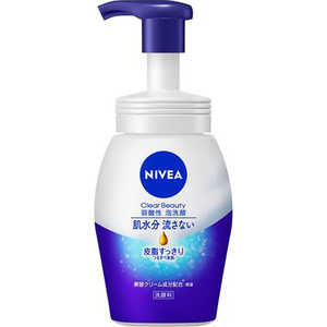 花王 NIVEA(ニベア)クリアビューティー弱酸性泡洗顔 皮脂すっきり 本体 150mL 花王 NIVEA(ニベア)クリアビューティー弱酸性泡洗顔 皮脂すっきり 本体 150mL