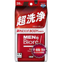 花王 MEN's Biore(メンズビオレ)ボディシート 超洗浄タイプ 28枚入 の