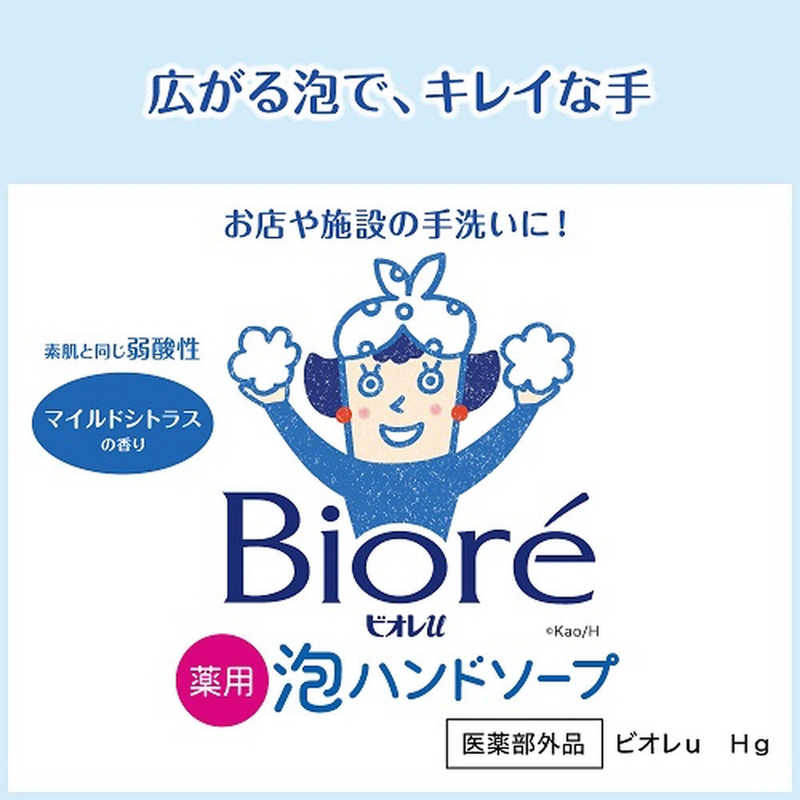花王 花王 【ケース】 Biore ビオレu 泡ハンドソープ 業務用 4L×3個  